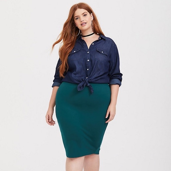 torrid Dresses & Skirts - Torrid Ponte Midi Skirt